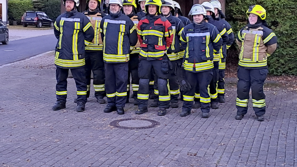 Abschluss Truppführerausbildung 2025  der Feuerwehren des Amtes Arensharde in Friedrichsau